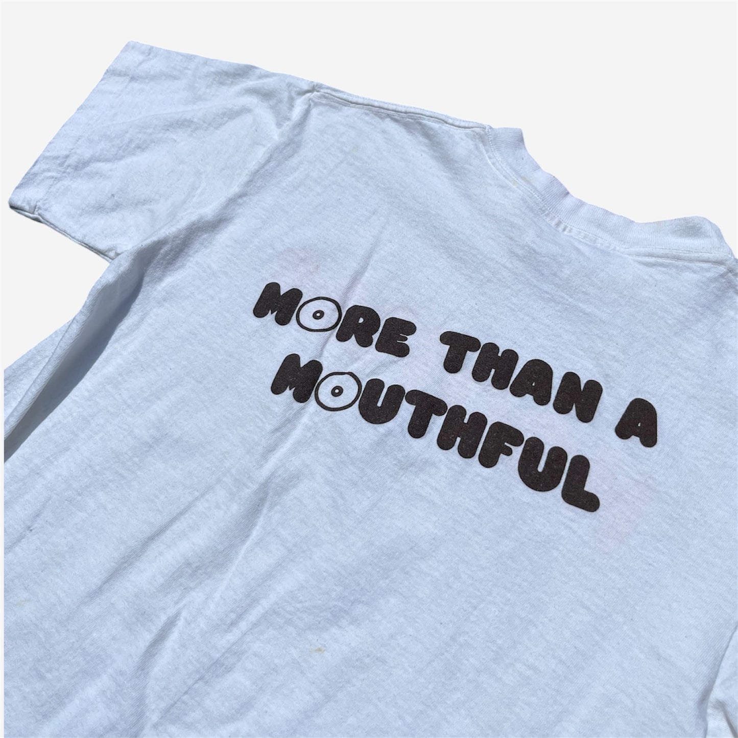 Hooters More Than A Mouthful Vintage Single Stitch Tee in White