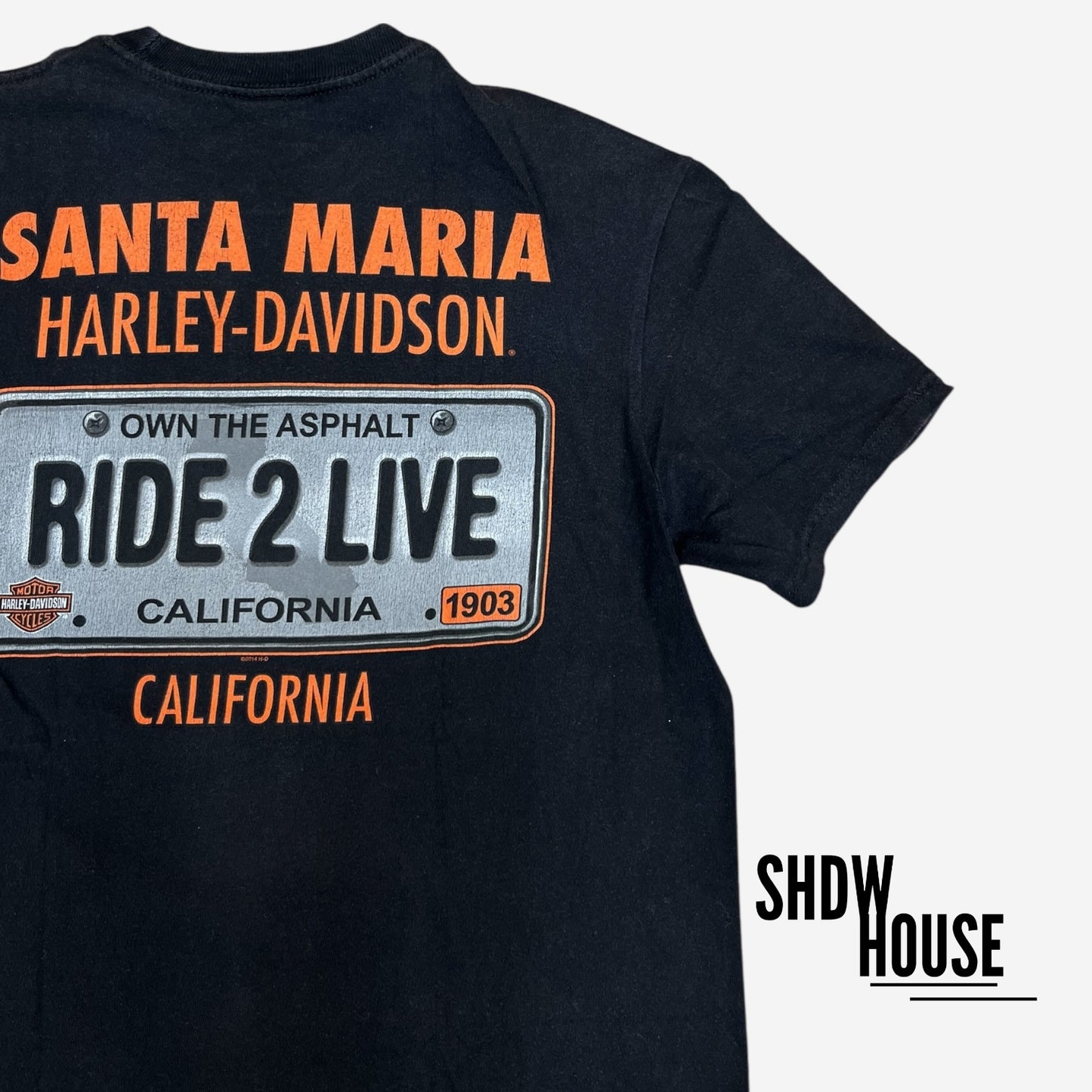Harley Davidson Santa Maria Tee in Black