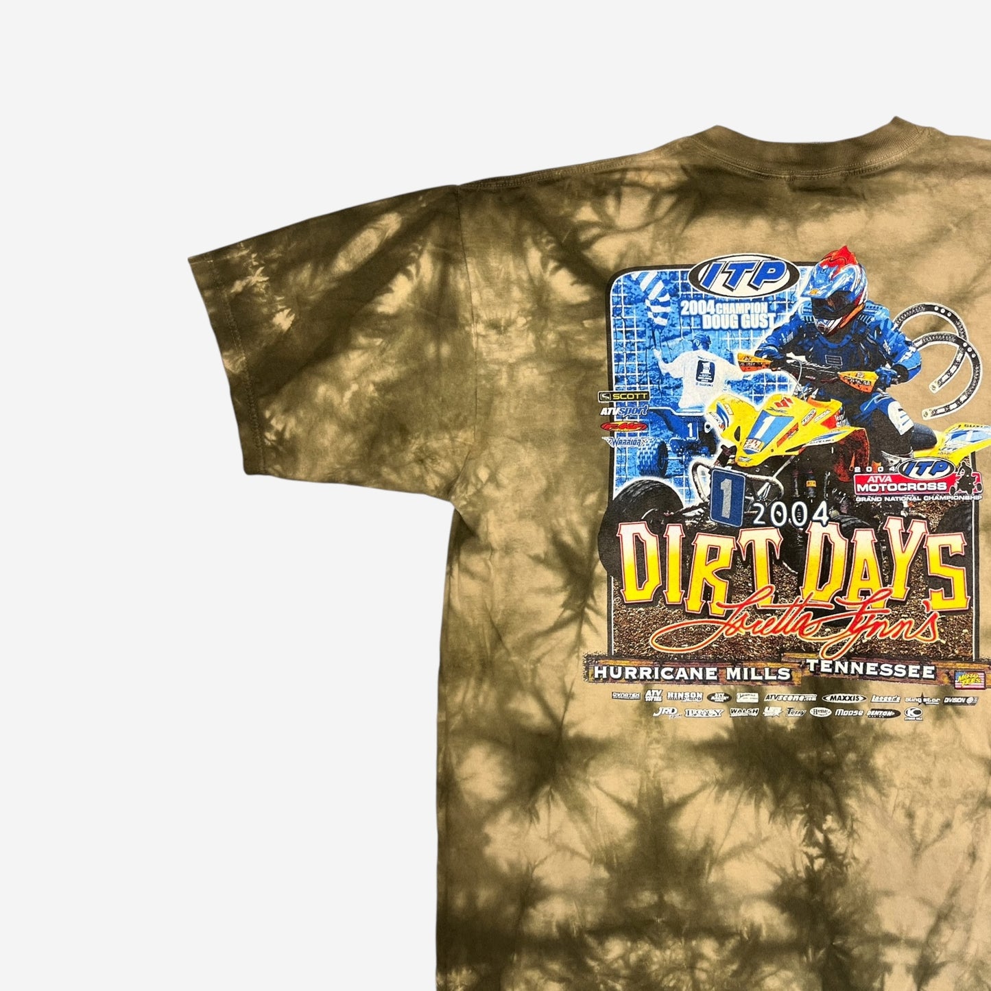 ITP Dirt Days Vintage Tee in Tie-Dye/Green