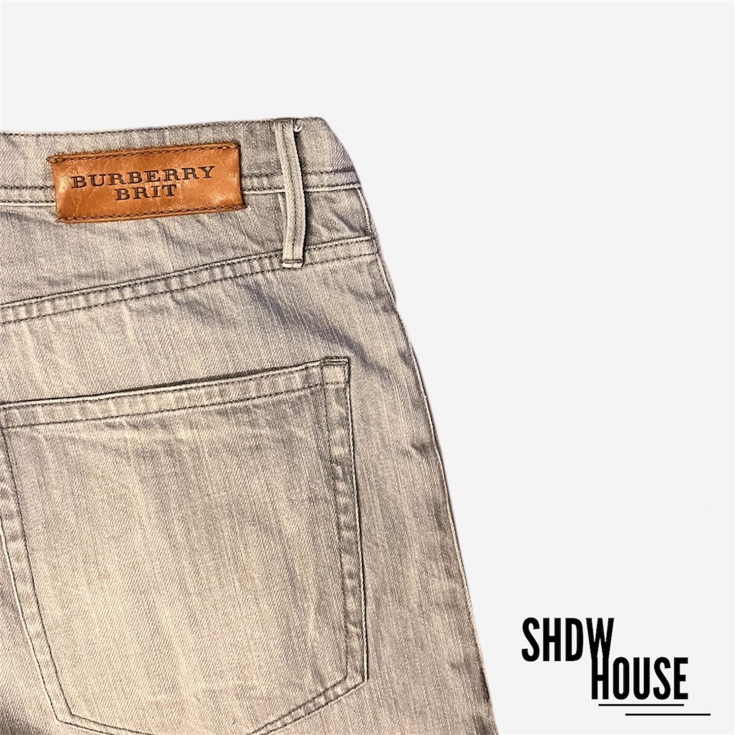 Burberry Denim Jeans in Stone Grey