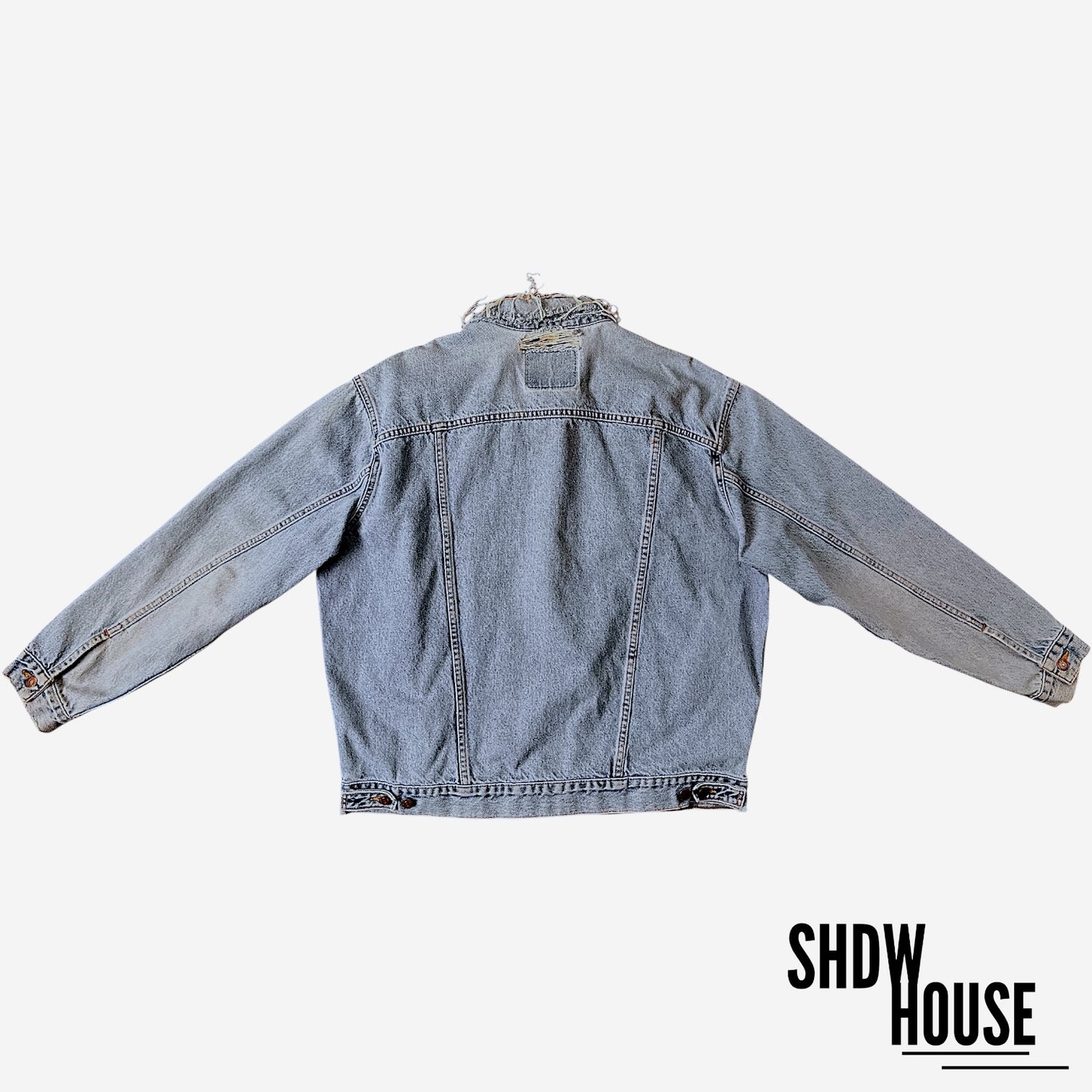 Levi Strauss & Co Y2K Vintage Trucker Coat in Washed Blue