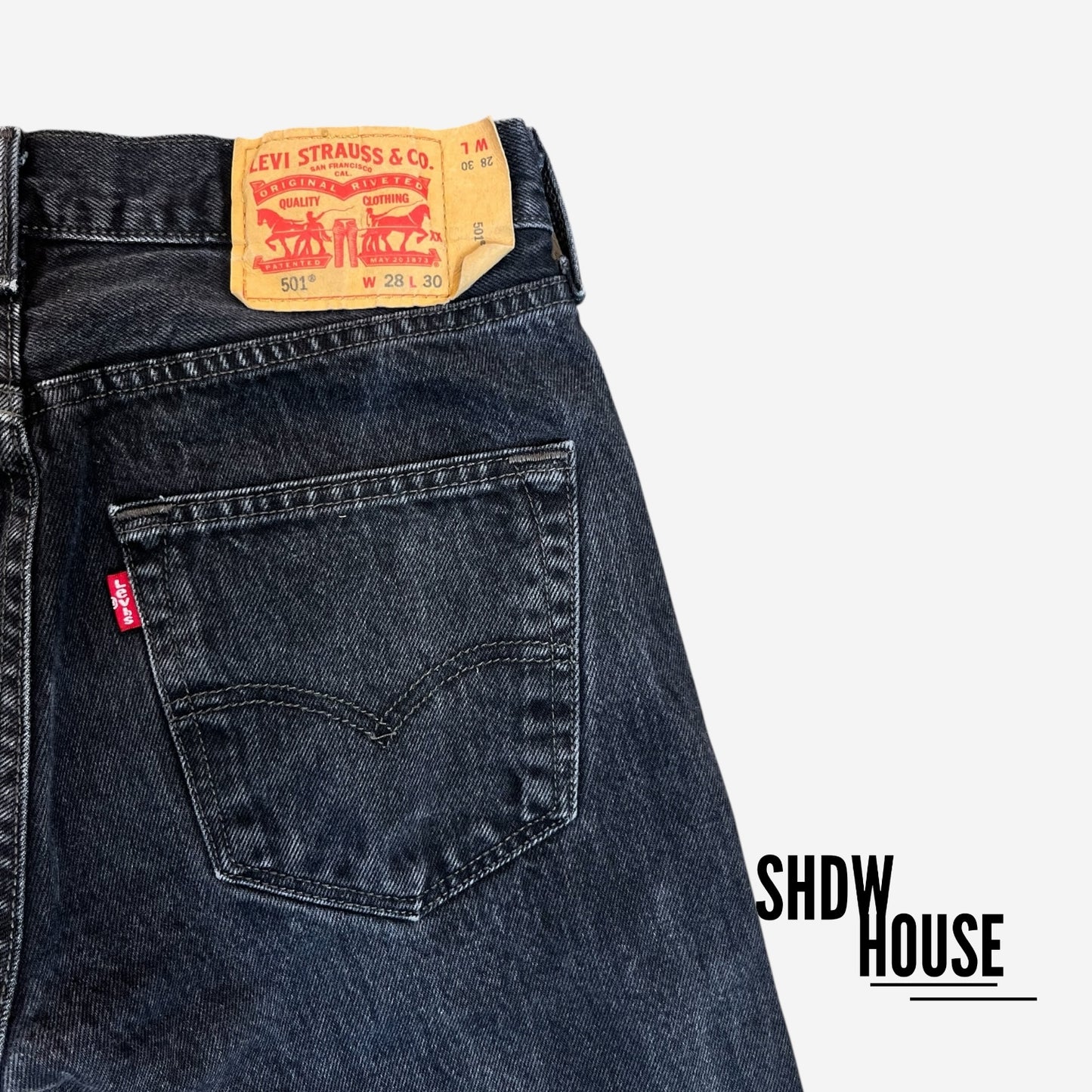 Levi Strauss & Co 501’s in Black/Grey