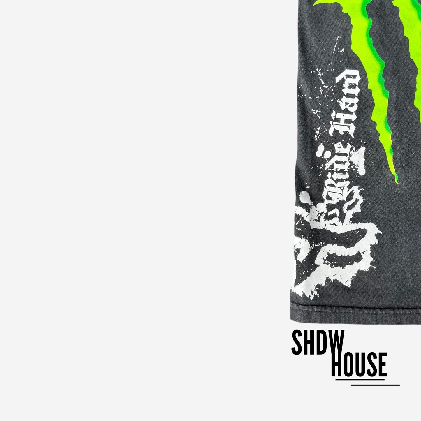 Fox x Monster Energy Tee in Washed Black