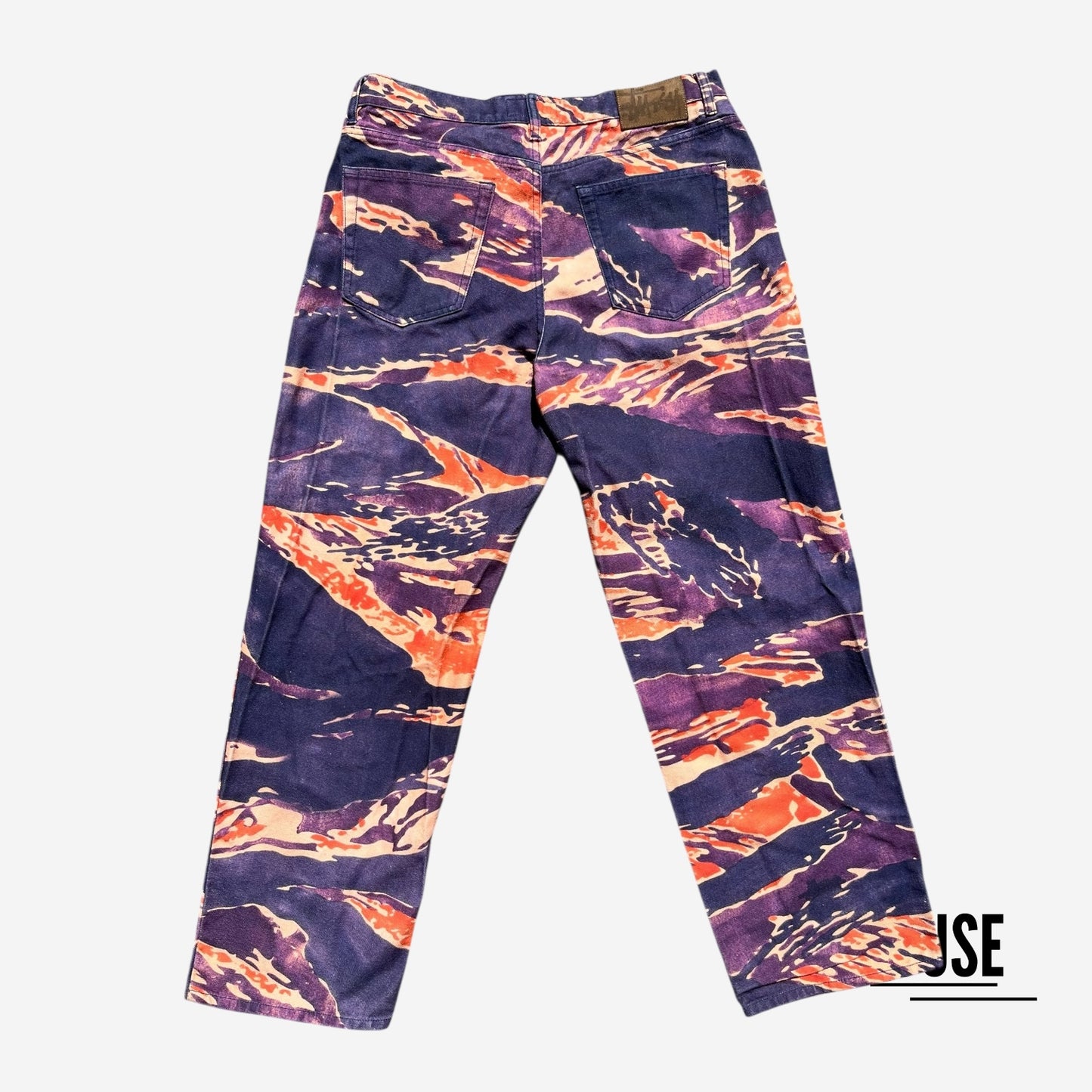Stüssy Big Ol’ Jeans in Purple/Orange