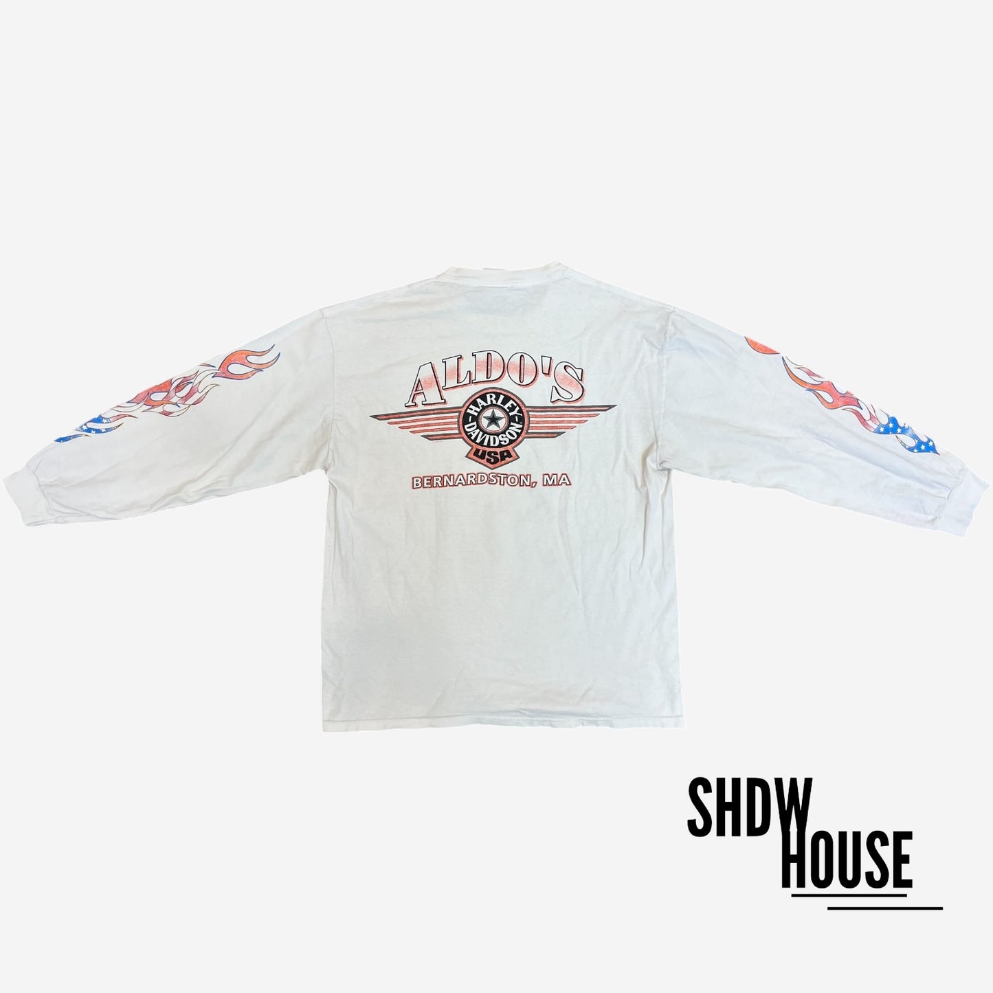 Harley Davidson Vintage L/S in White