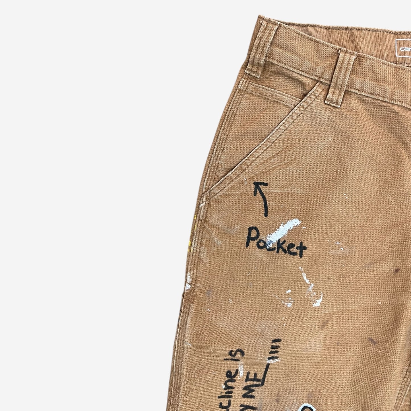 Carhartt Revived Carpenters in Beige