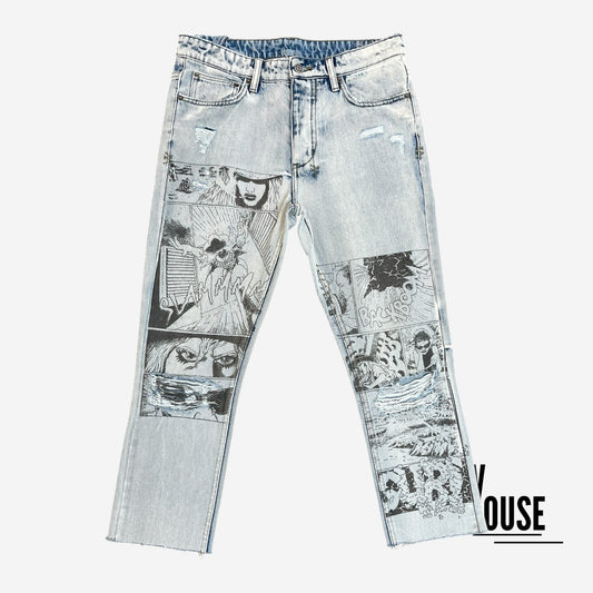 Ksubi Comic Jeans in Blue Wash
