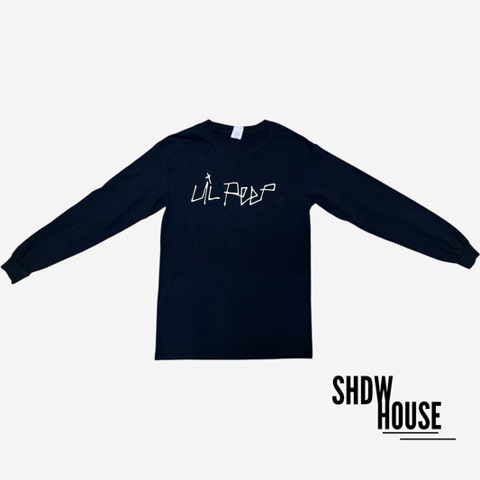 Lil Peep x Goth Boi Clique L/S Tee in Black