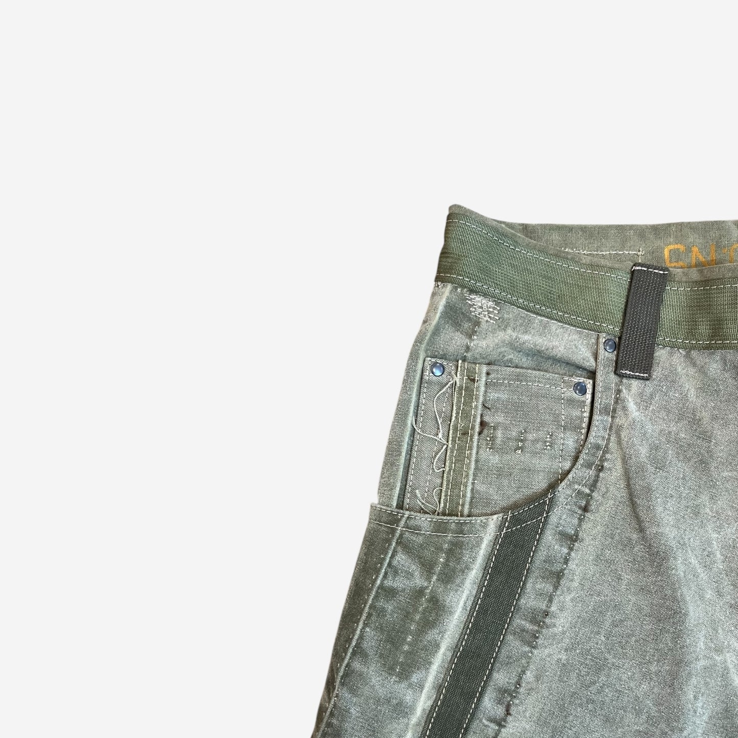Archie and Dennis Army Carrot Pants 3.0 in Green
