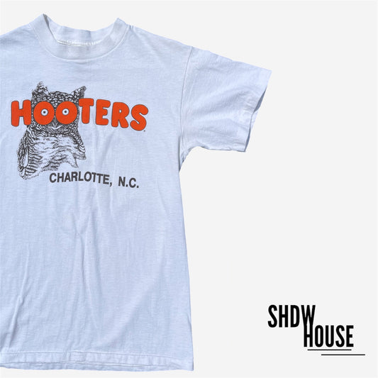 Hooters More Than A Mouthful Vintage Single Stitch Tee in White