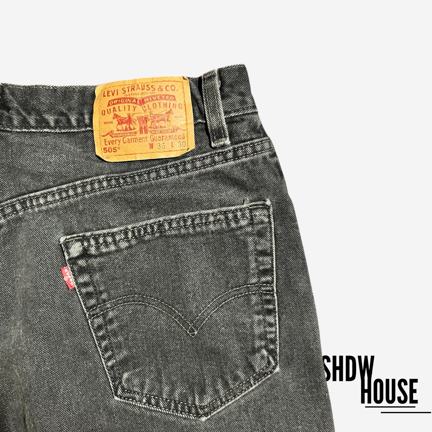 Levi Strauss & Co Y2K 505 Vintage Jeans in Washed Black