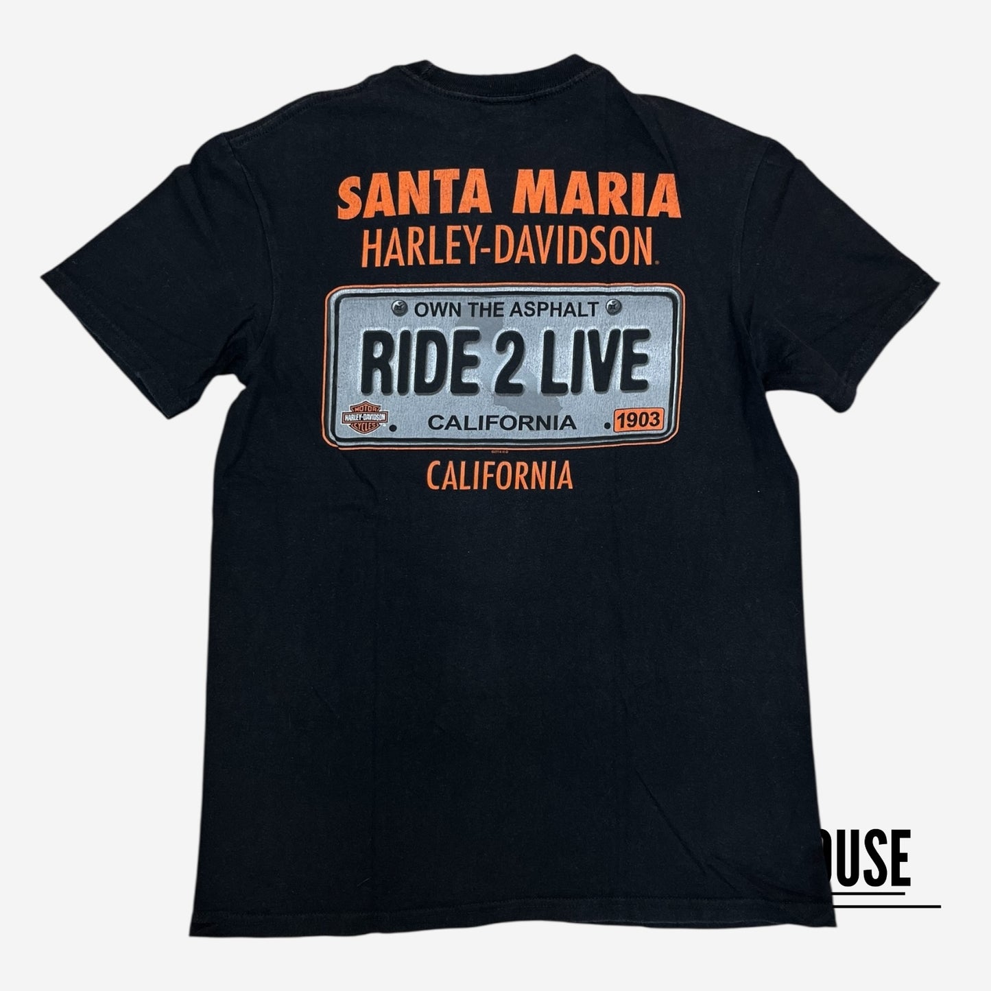 Harley Davidson Santa Maria Tee in Black