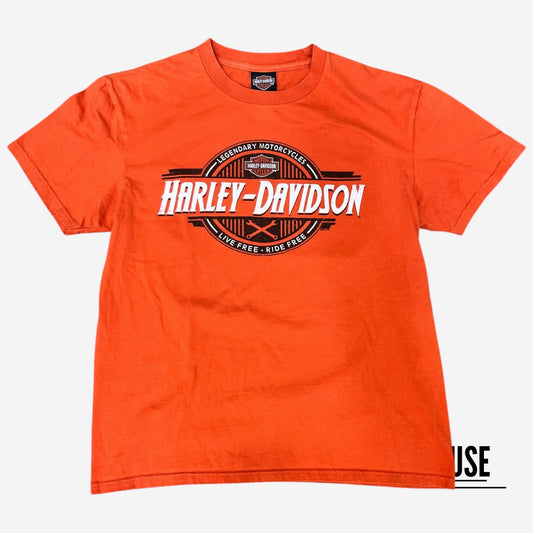 Harley Davidson Orlando FL Tee in Orange