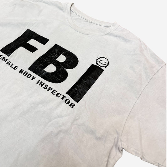 F.B.I Vintage Tee in White