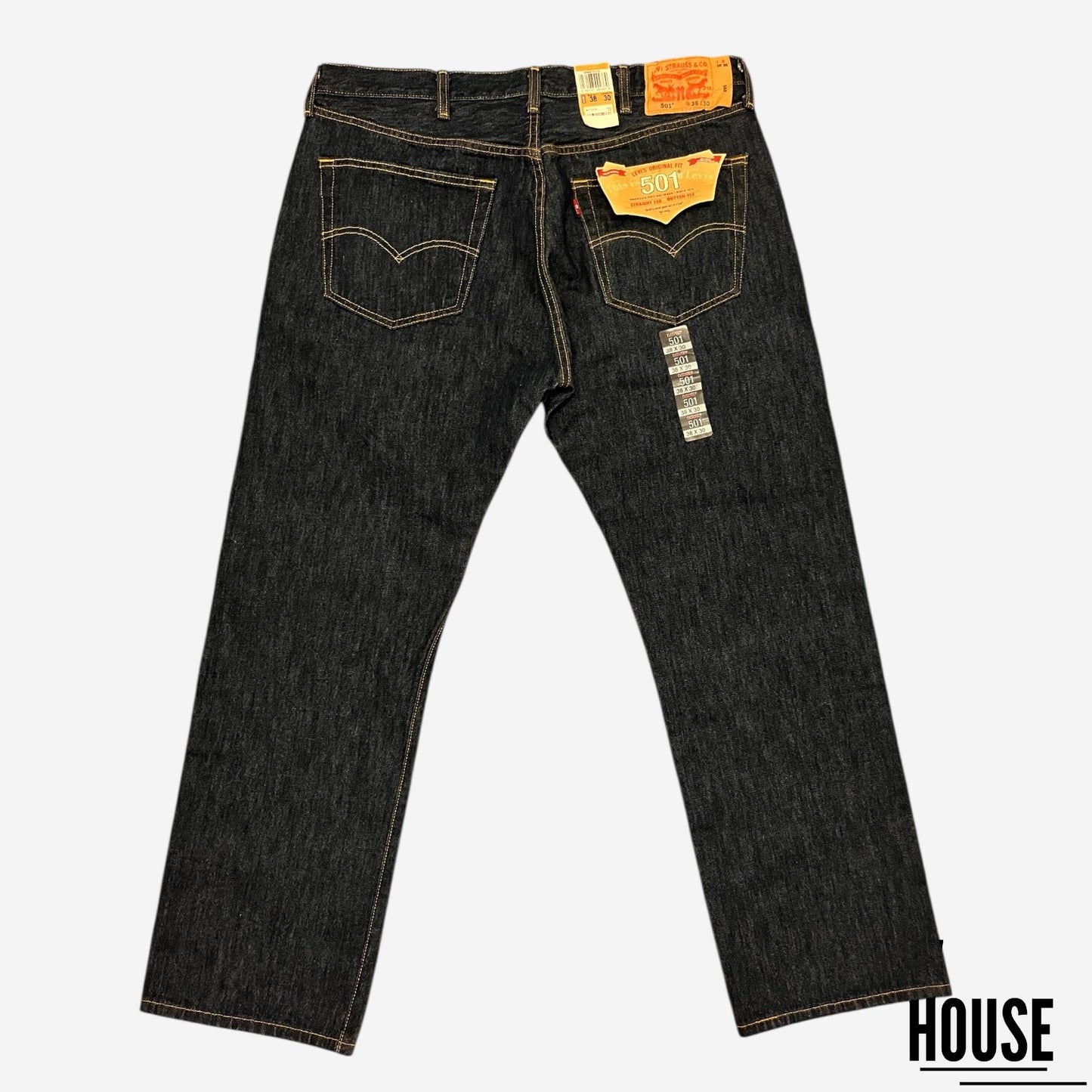 Levi Strauss & Co 501 Jeans in Dark Stonewash