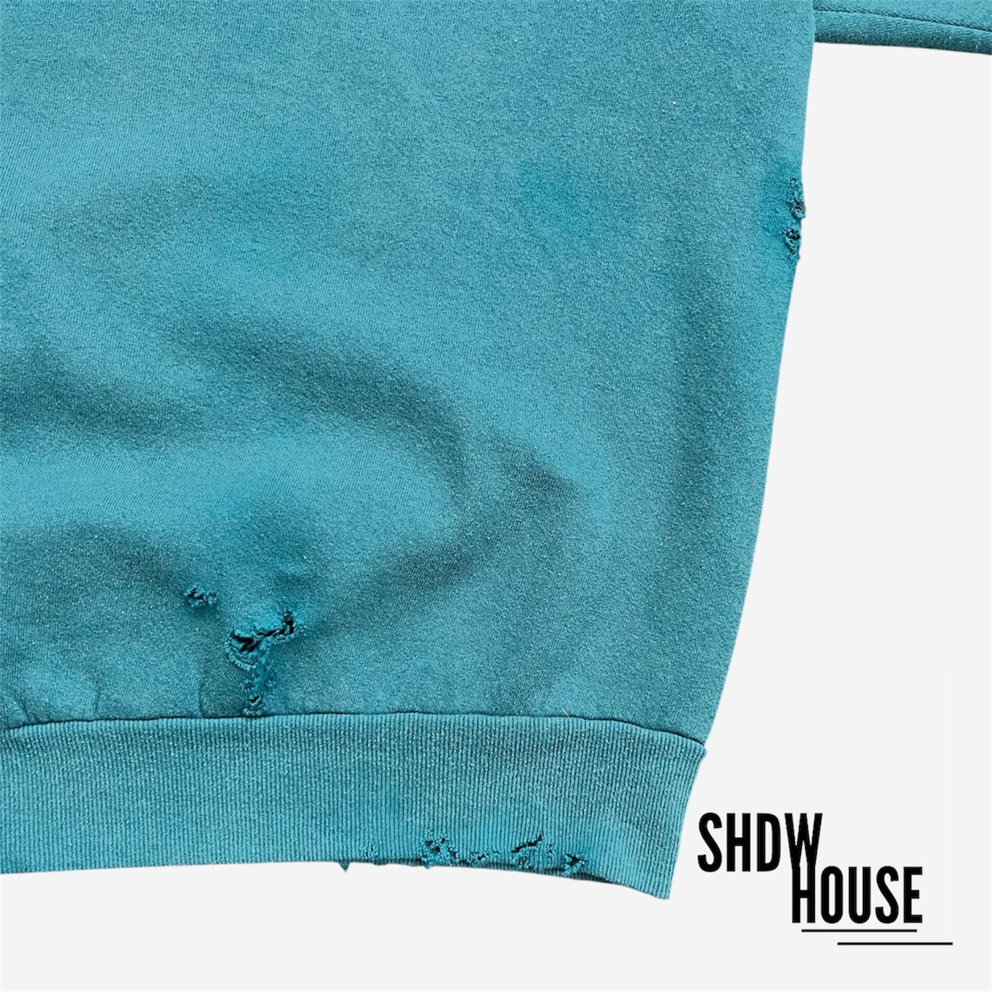 Jerzees Revived Vintage Crewneck in Washed Turquoise