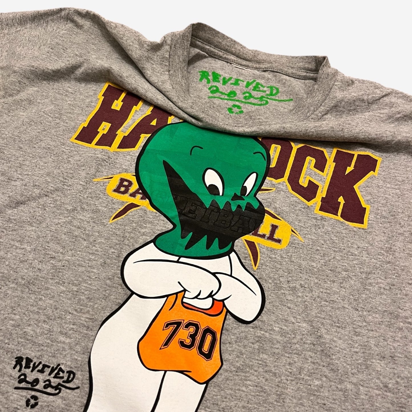 ASSPIZZA Casper Revived Tee in Grey