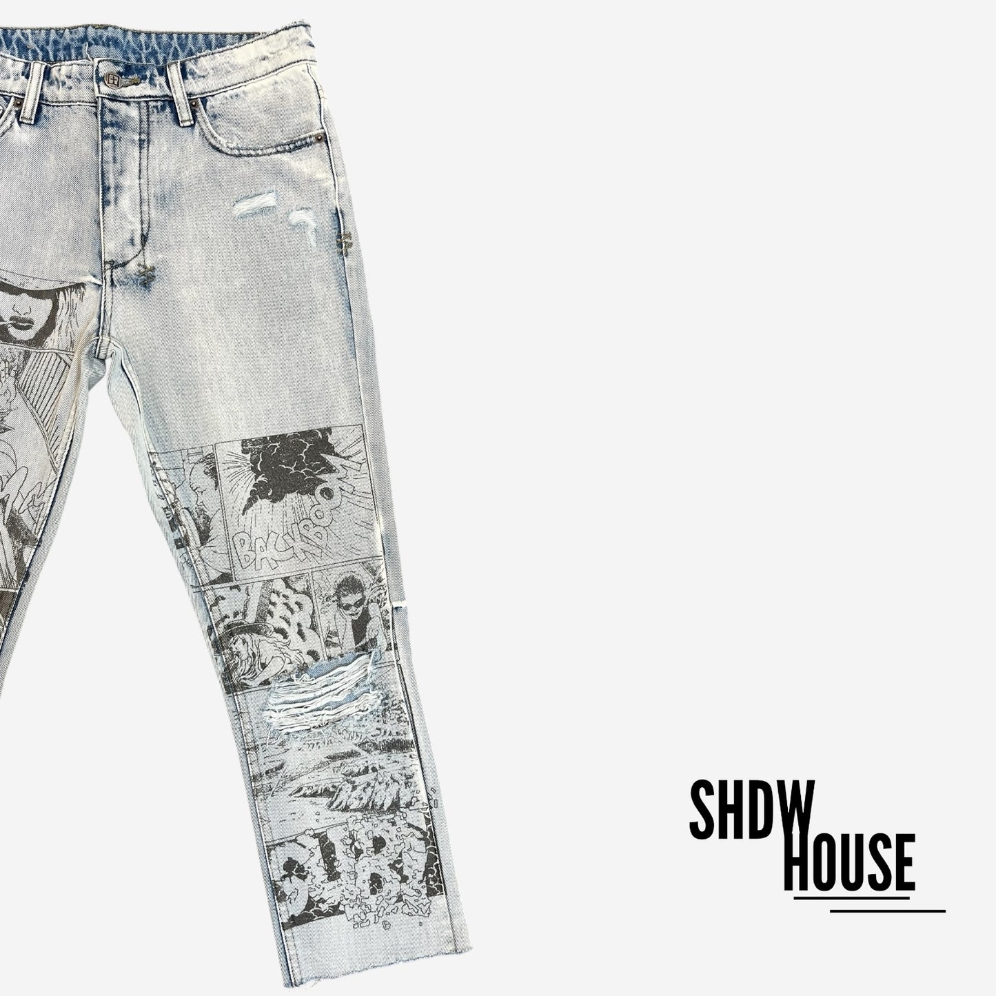 Ksubi Comic Jeans in Blue Wash