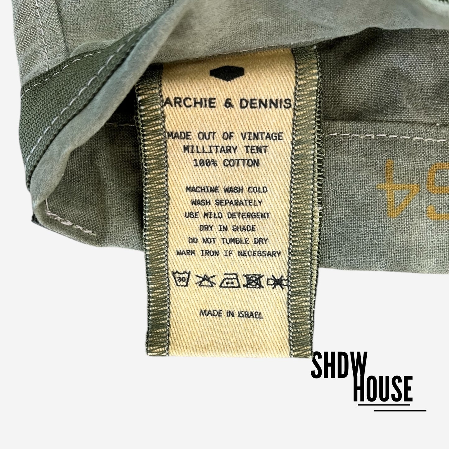 Archie and Dennis Army Carrot Pants 3.0 in Green