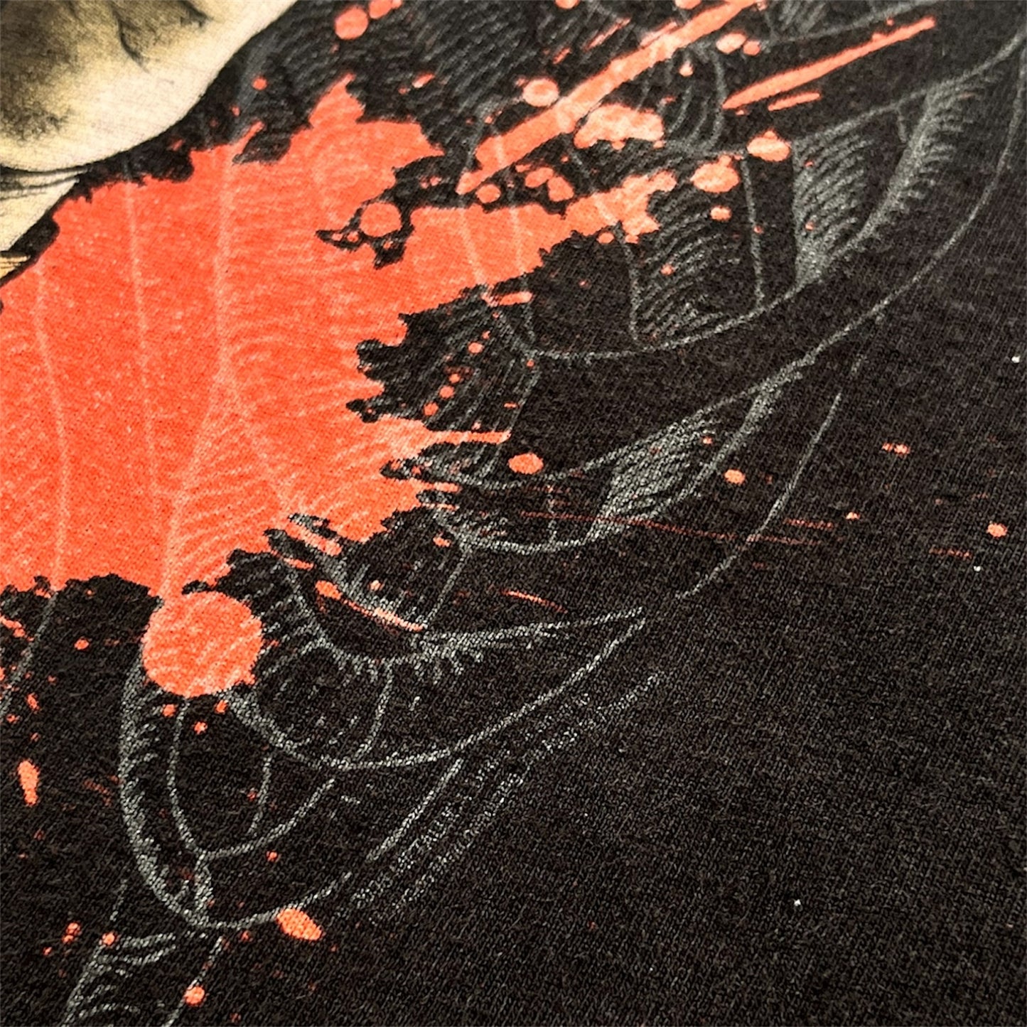 Metallica Death Magnetic 2008 Skull Tee in Washed Black