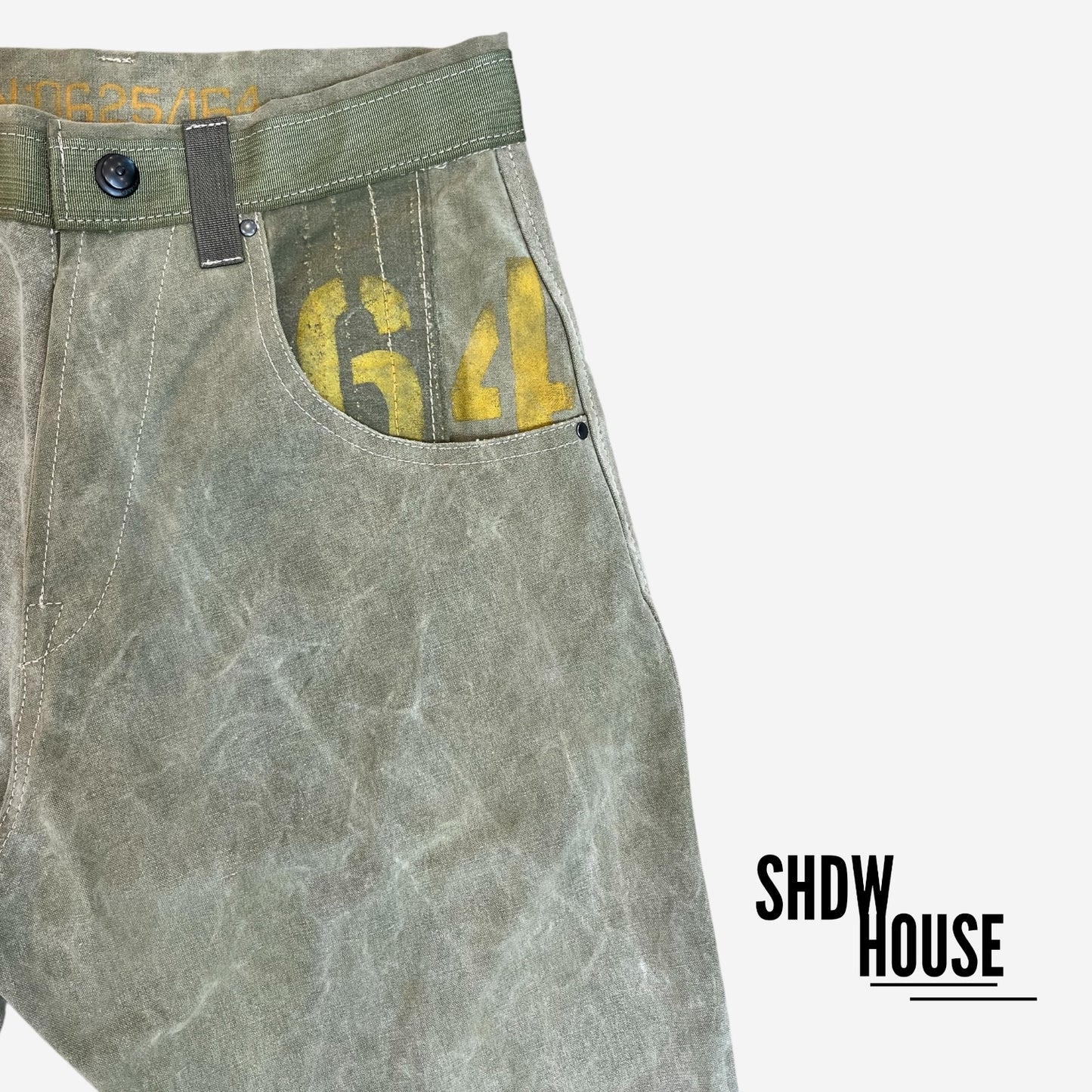 Archie and Dennis Army Carrot Pants 3.0 in Green