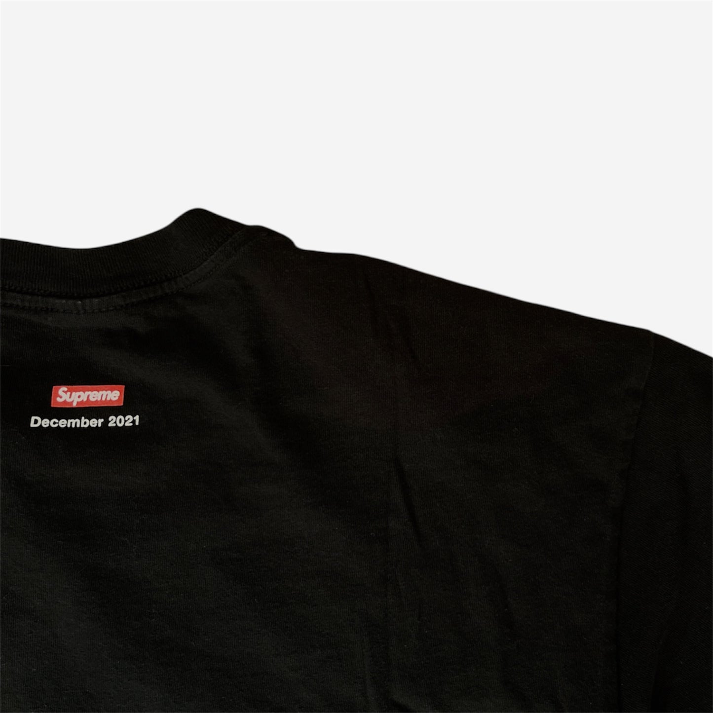 Supreme Spend It Christmas Tee in Black