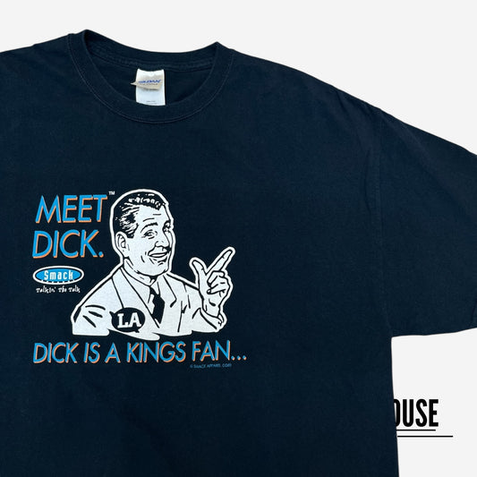 Smack Apparel Don’t Be a Dick Tee in Navy Blue