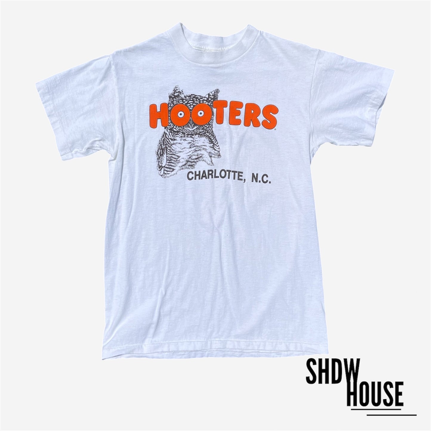 Hooters More Than A Mouthful Vintage Single Stitch Tee in White