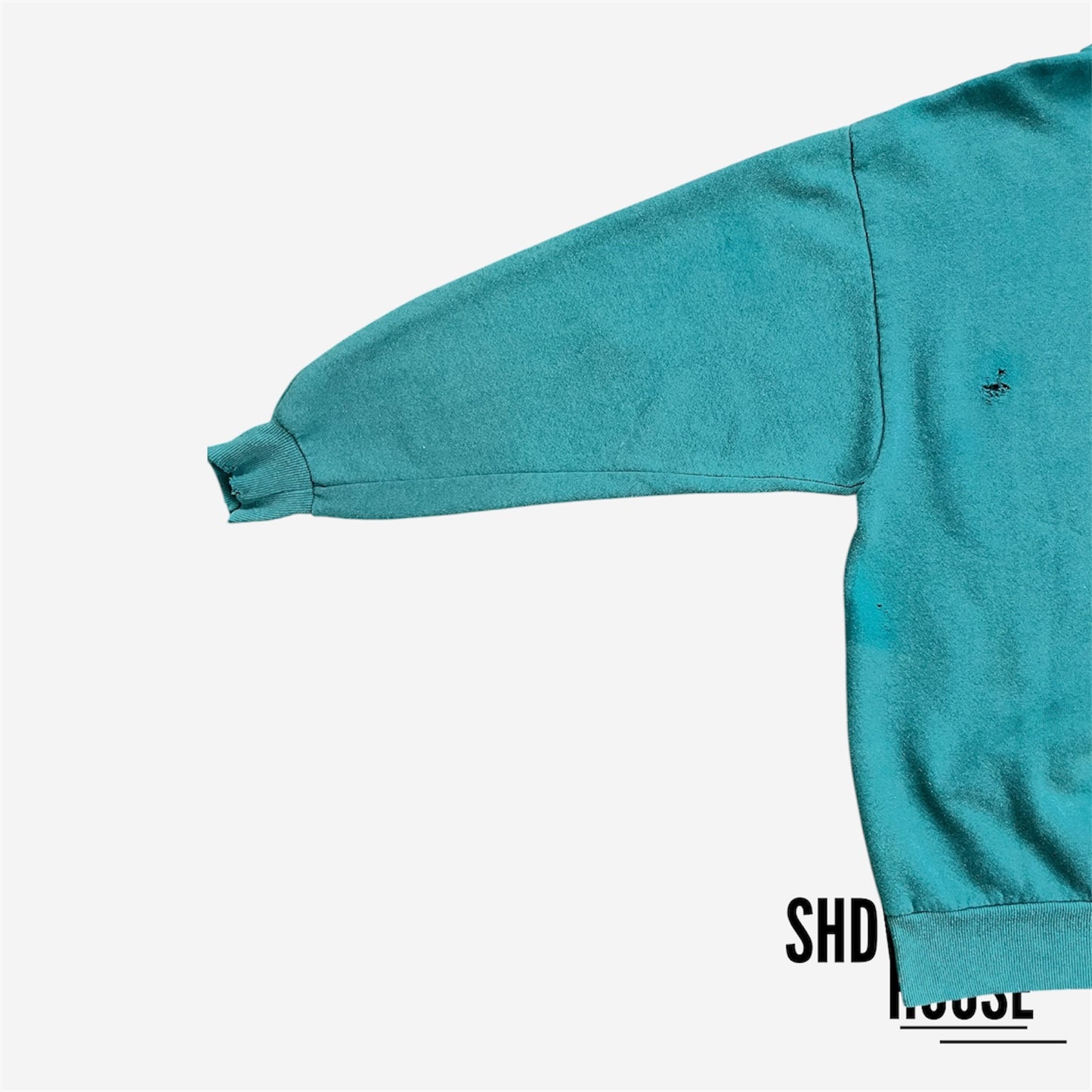 Jerzees Revived Vintage Crewneck in Washed Turquoise