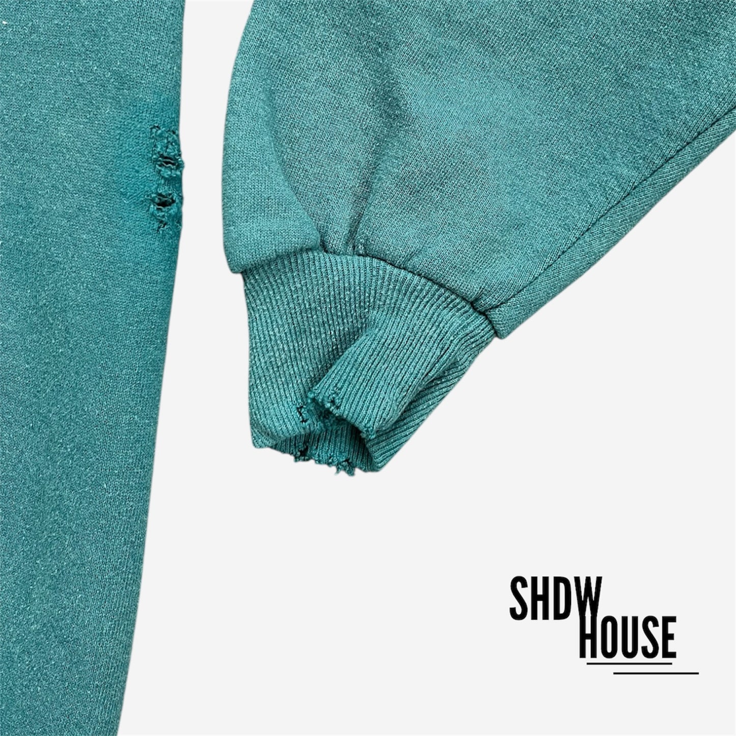 Jerzees Revived Vintage Crewneck in Washed Turquoise