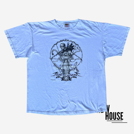Fruit of the Loom Vintage Flesh for the Beast Tee in White