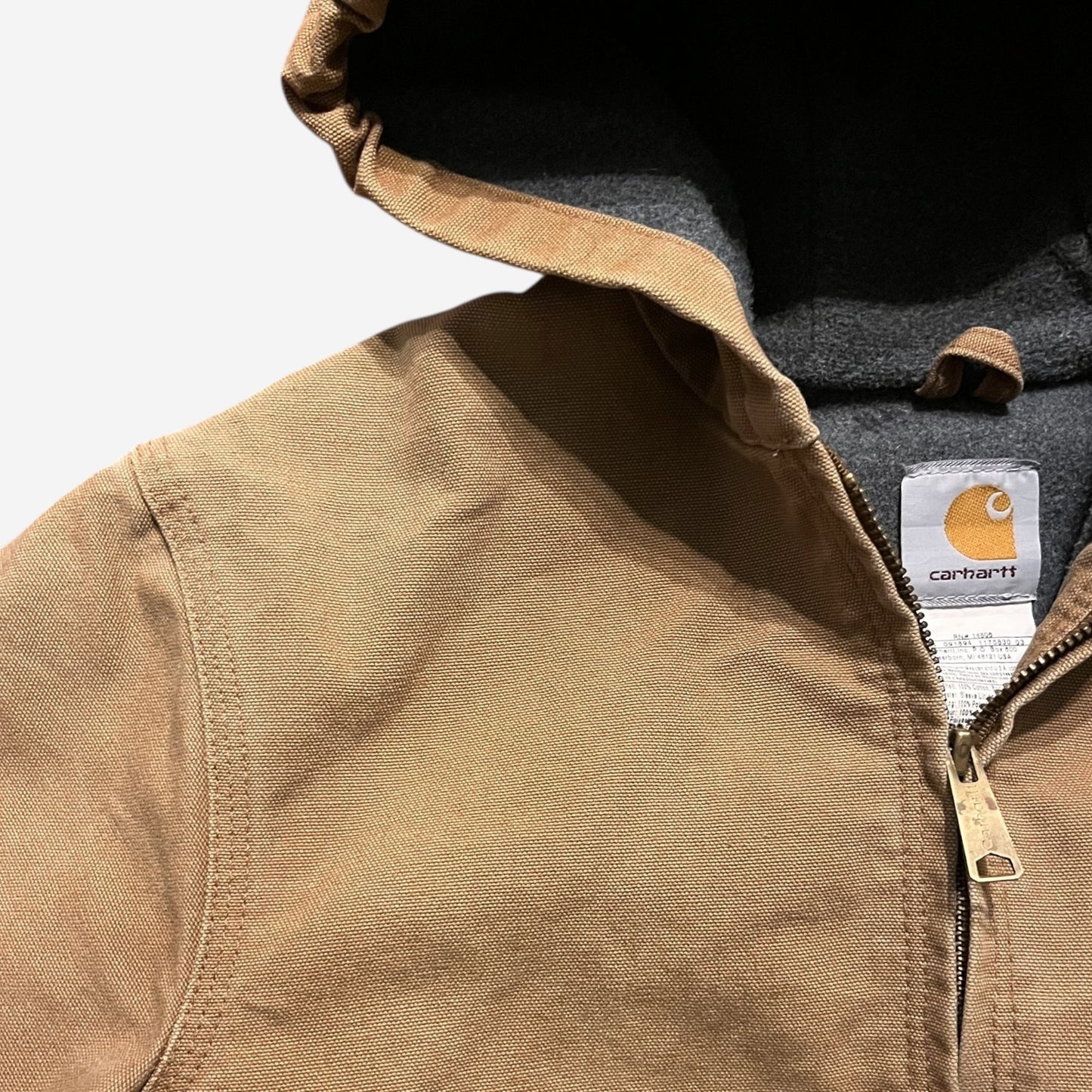 Carhartt Vintage J130 Active Zip Up Jacket in Wheat