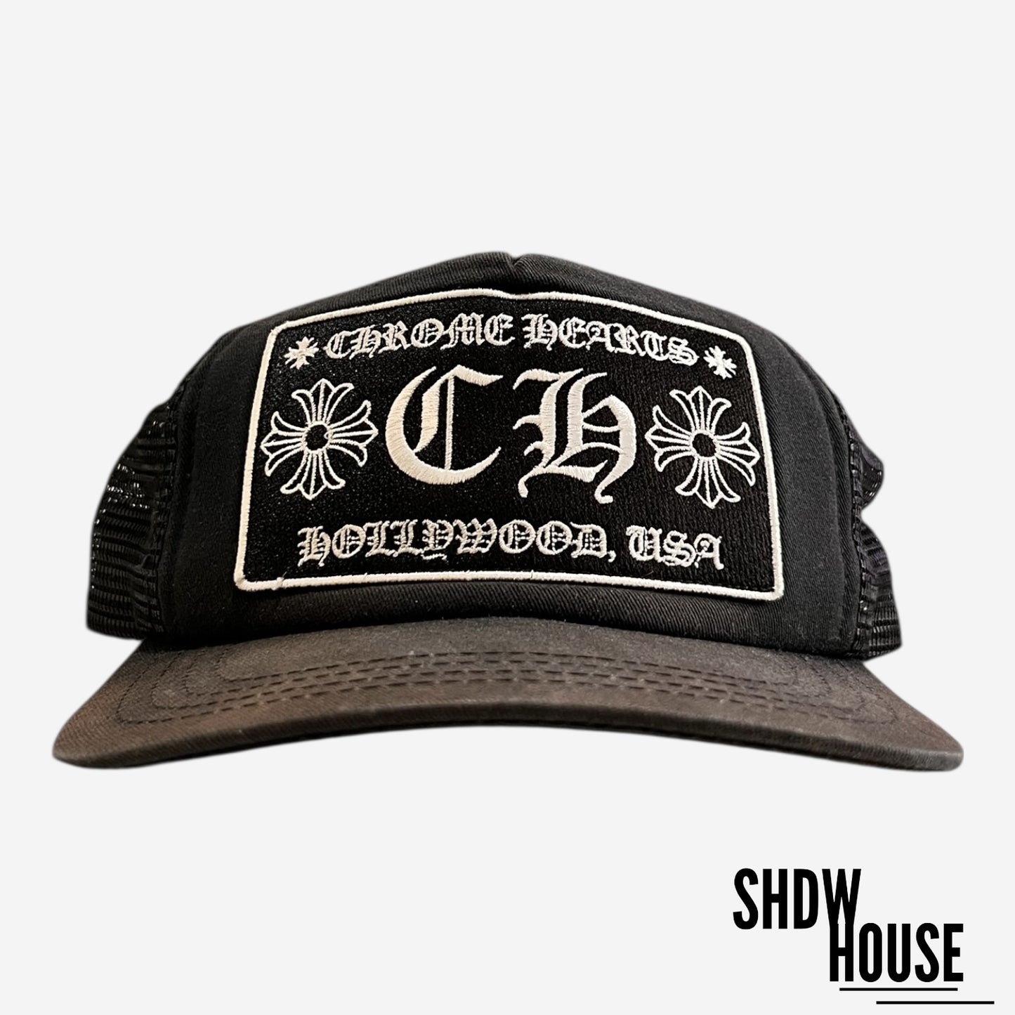 Chrome Hearts Vintage Trucker Cap in Black