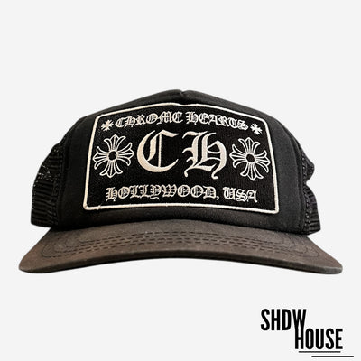 Chrome Hearts Vintage Trucker Cap in Black