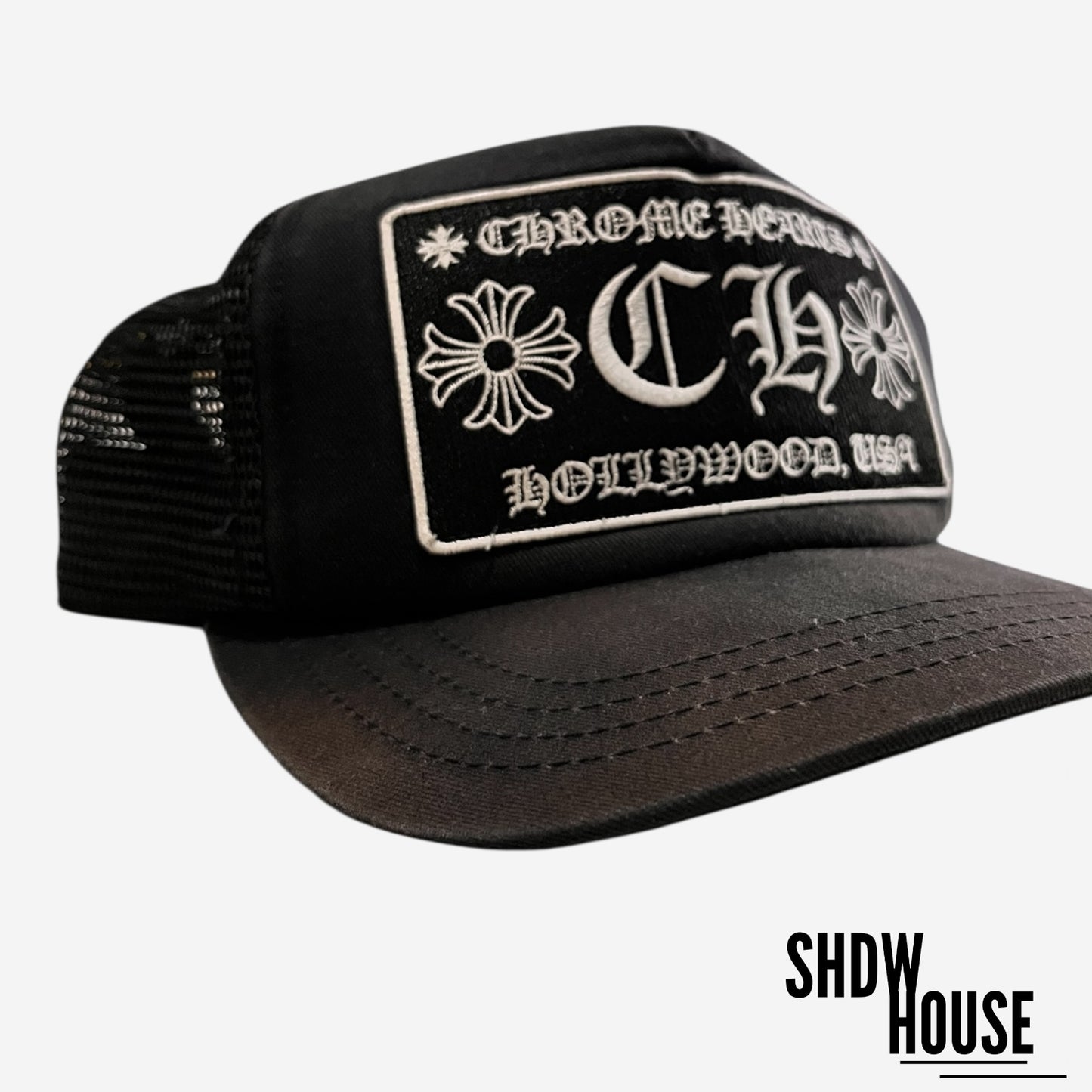 Chrome Hearts Vintage Trucker Cap in Black