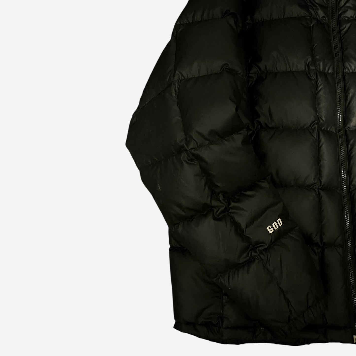 The North Face 600 Down Fill Zip Up Jacket in Black