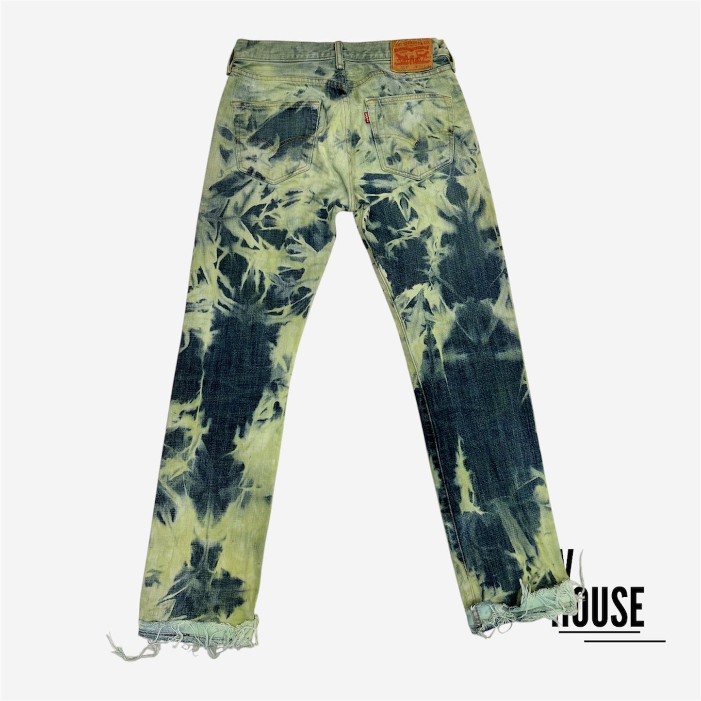 Levi Strauss & Co 501’s in Indigo/Green