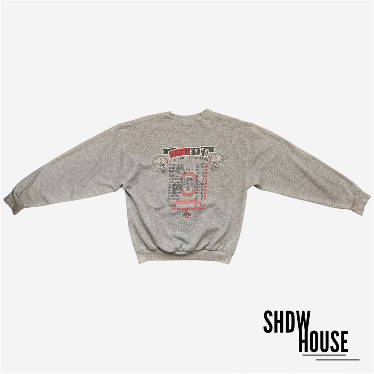 Ohio State Buckeyes 2000’s Perfect Season Sweatshirt in Grey