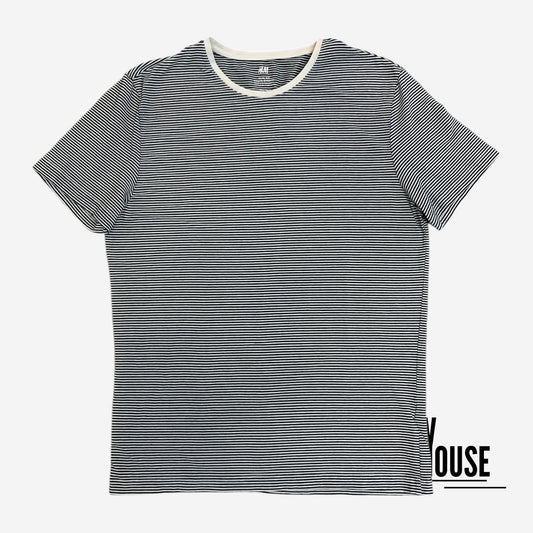 H&M Striped Tee in Black/White