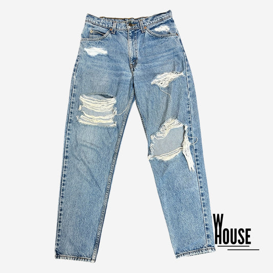 Levi Strauss & Co Orange Tab 550’s in Blue Wash