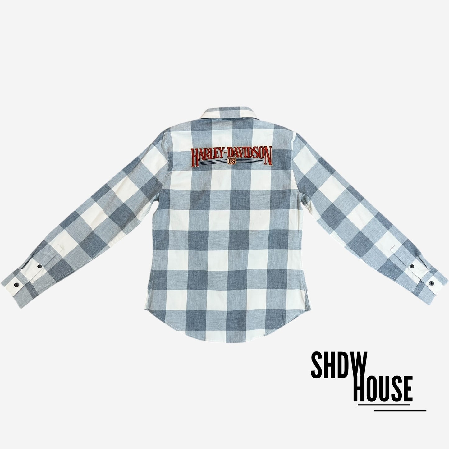 Harley Davidson Heritage Plaid    L/S in White