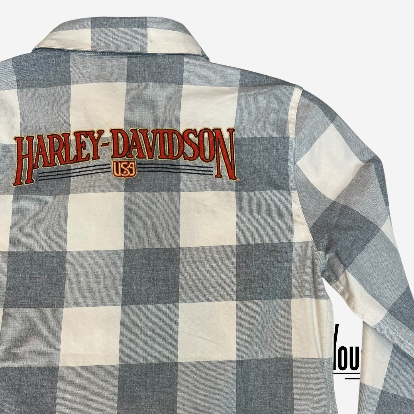 Harley Davidson Heritage Plaid    L/S in White