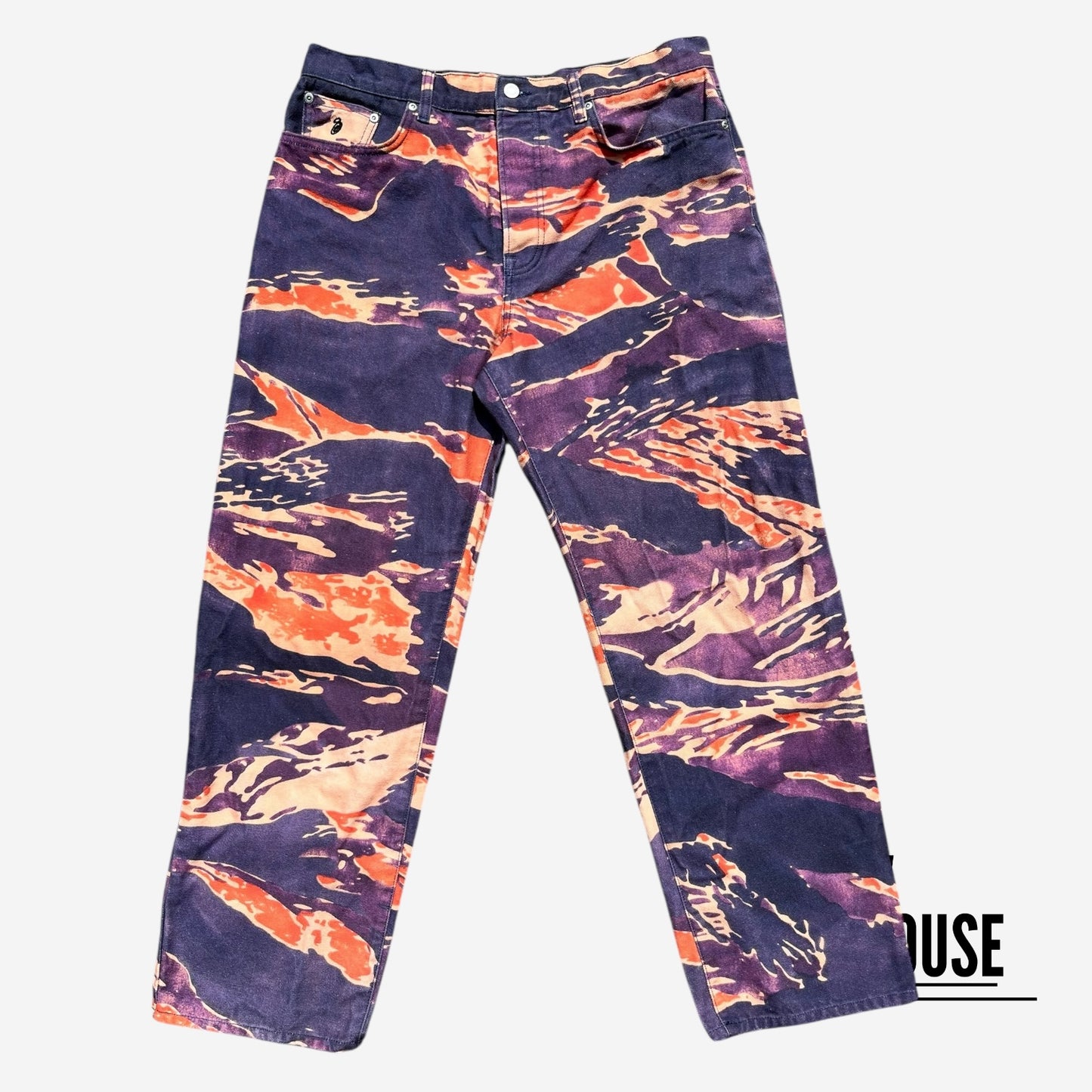 Stüssy Big Ol’ Jeans in Purple/Orange