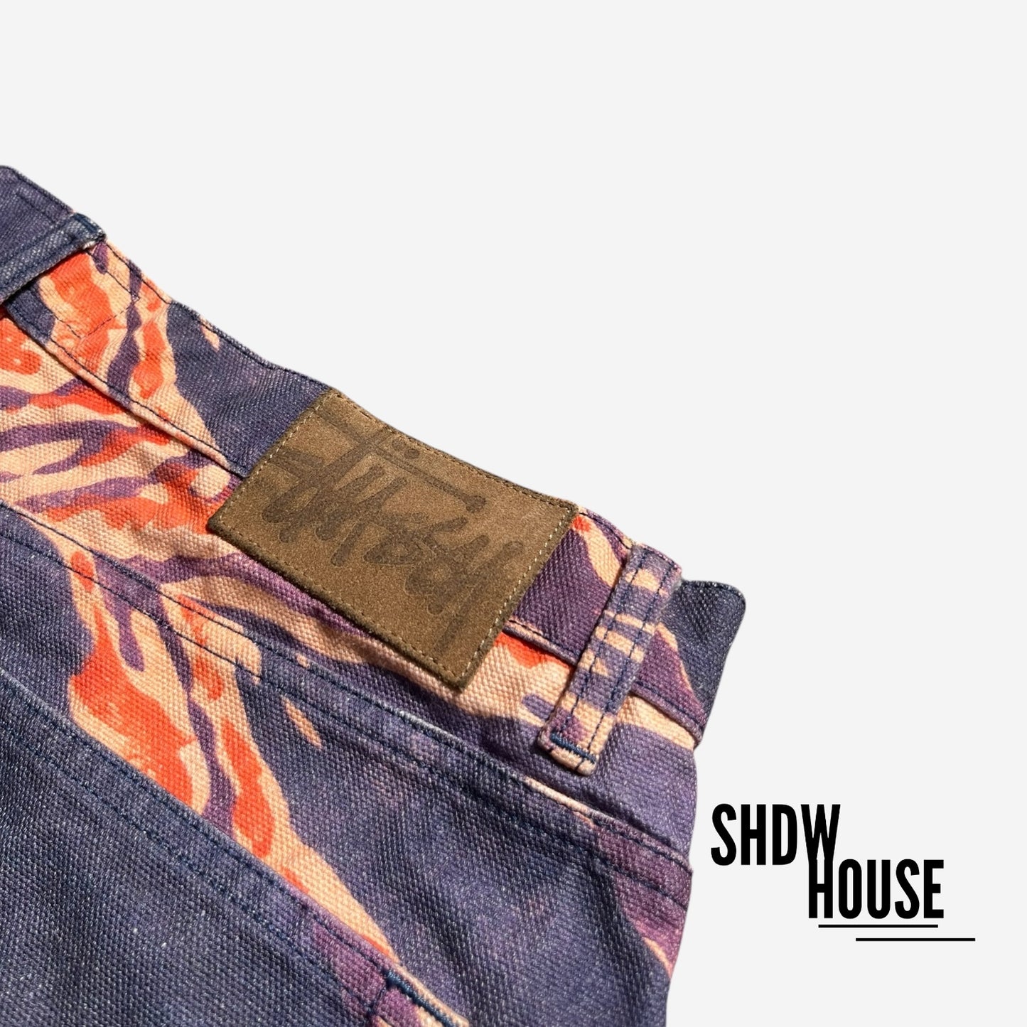 Stüssy Big Ol’ Jeans in Purple/Orange
