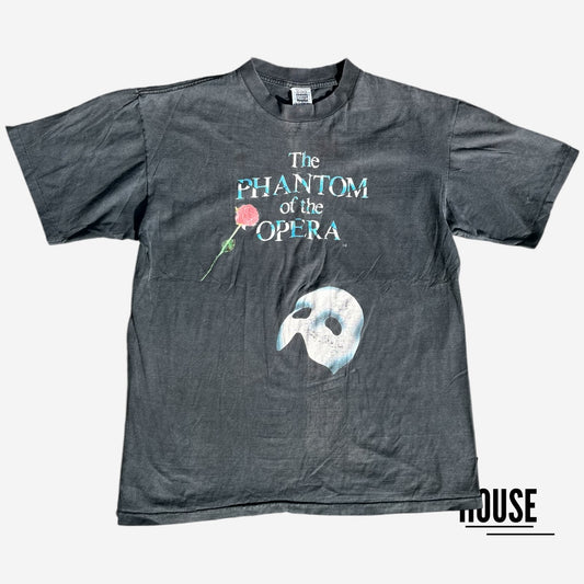 Phantom of The Opera Vintage Tee in Washed Black