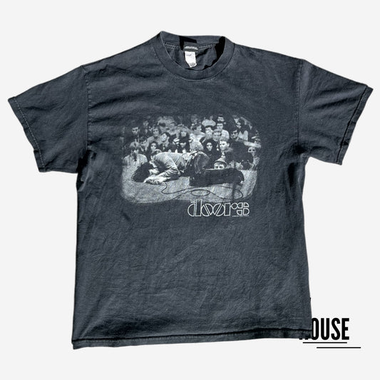 The Doors People are Strange Vintage Tee in Washed Black
