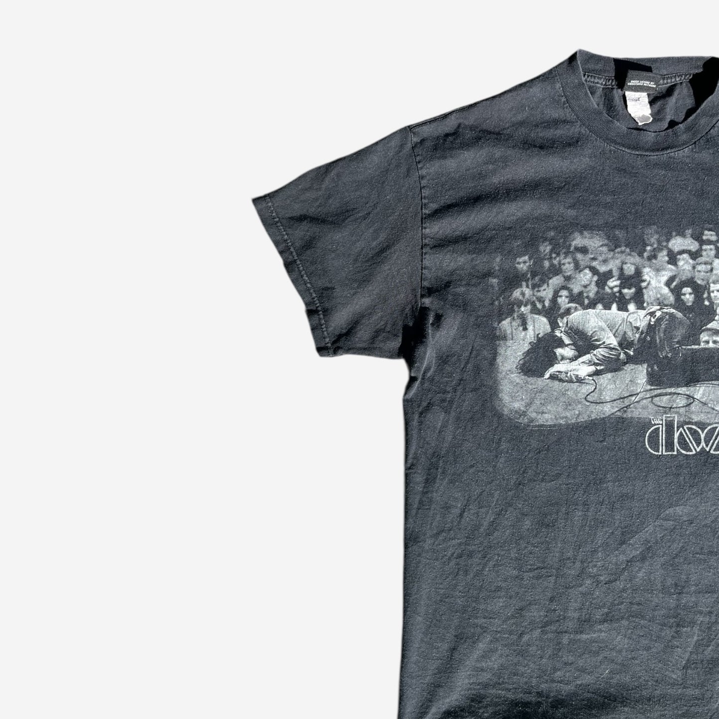 The Doors People are Strange Vintage Tee in Washed Black