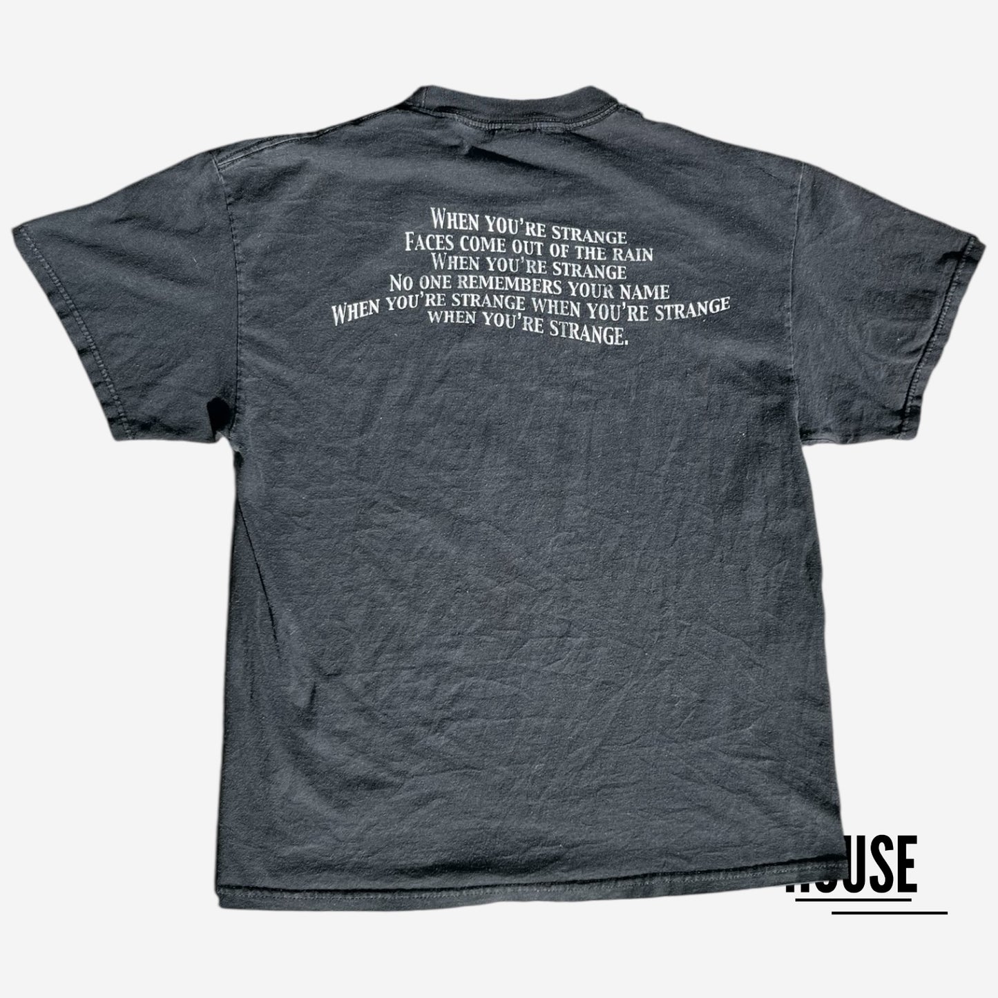 The Doors People are Strange Vintage Tee in Washed Black