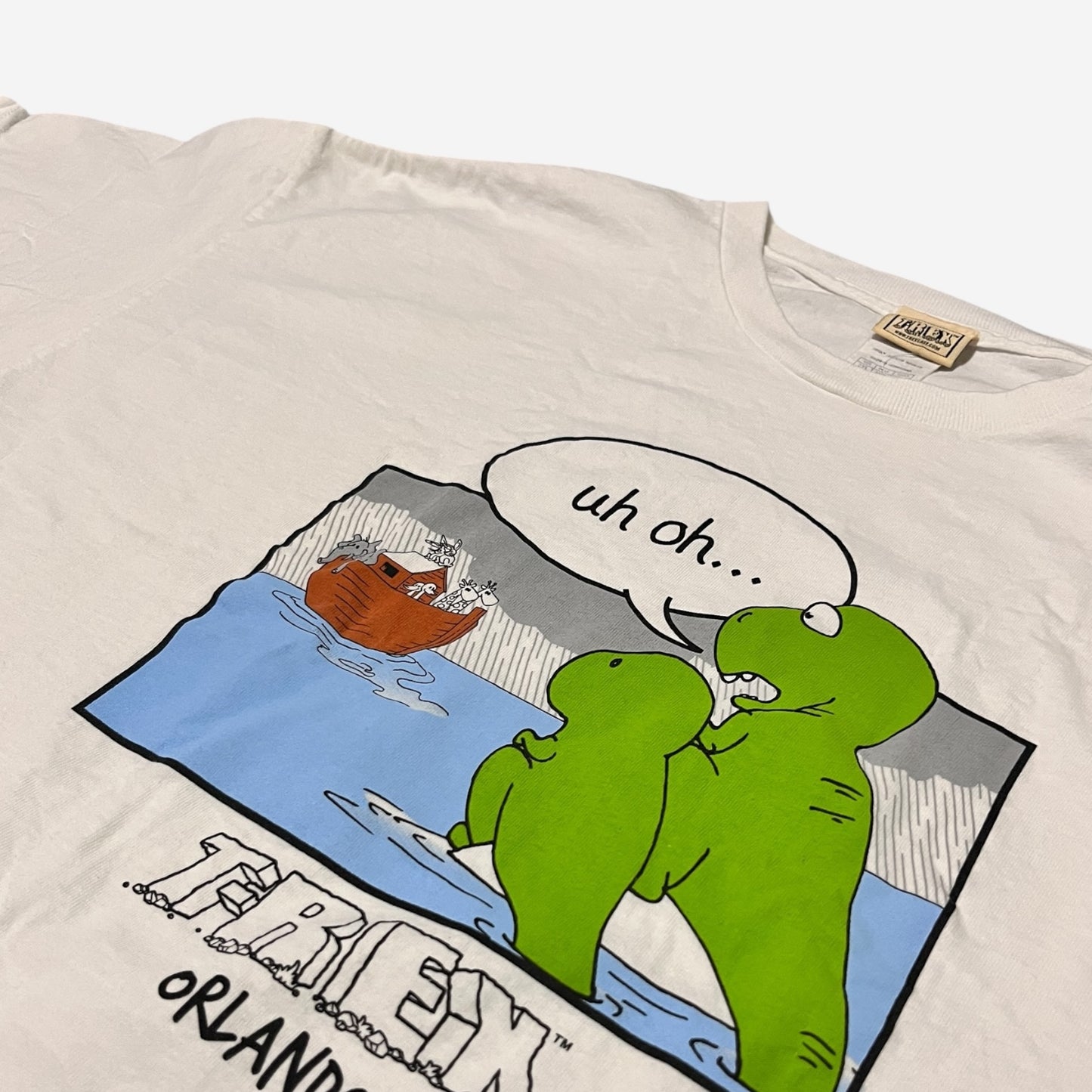 Planet Hollywood Vintage T-Rex Tee in White