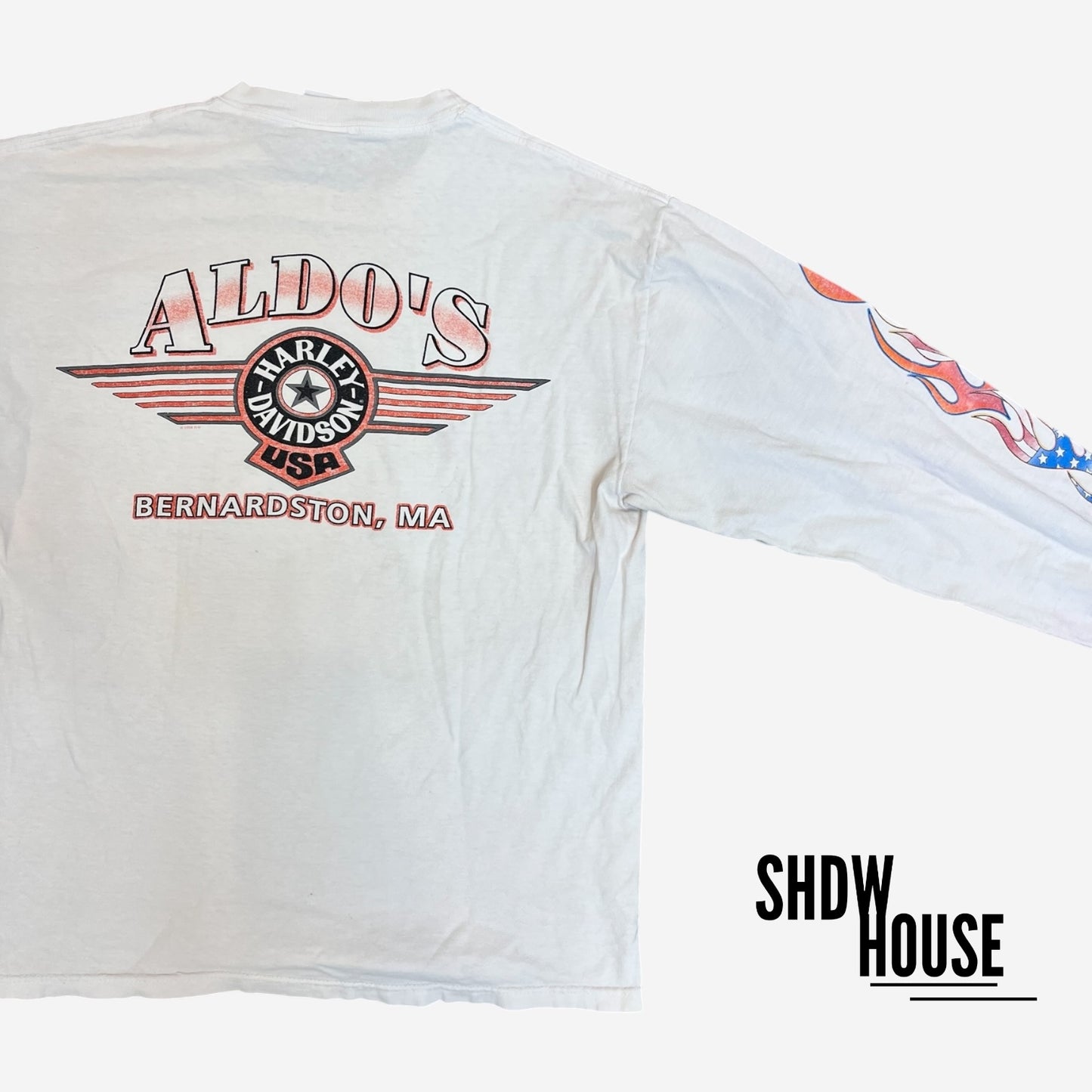 Harley Davidson Vintage L/S in White